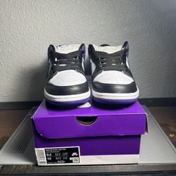 Nike Court Purple Dunks (size 8.5) 