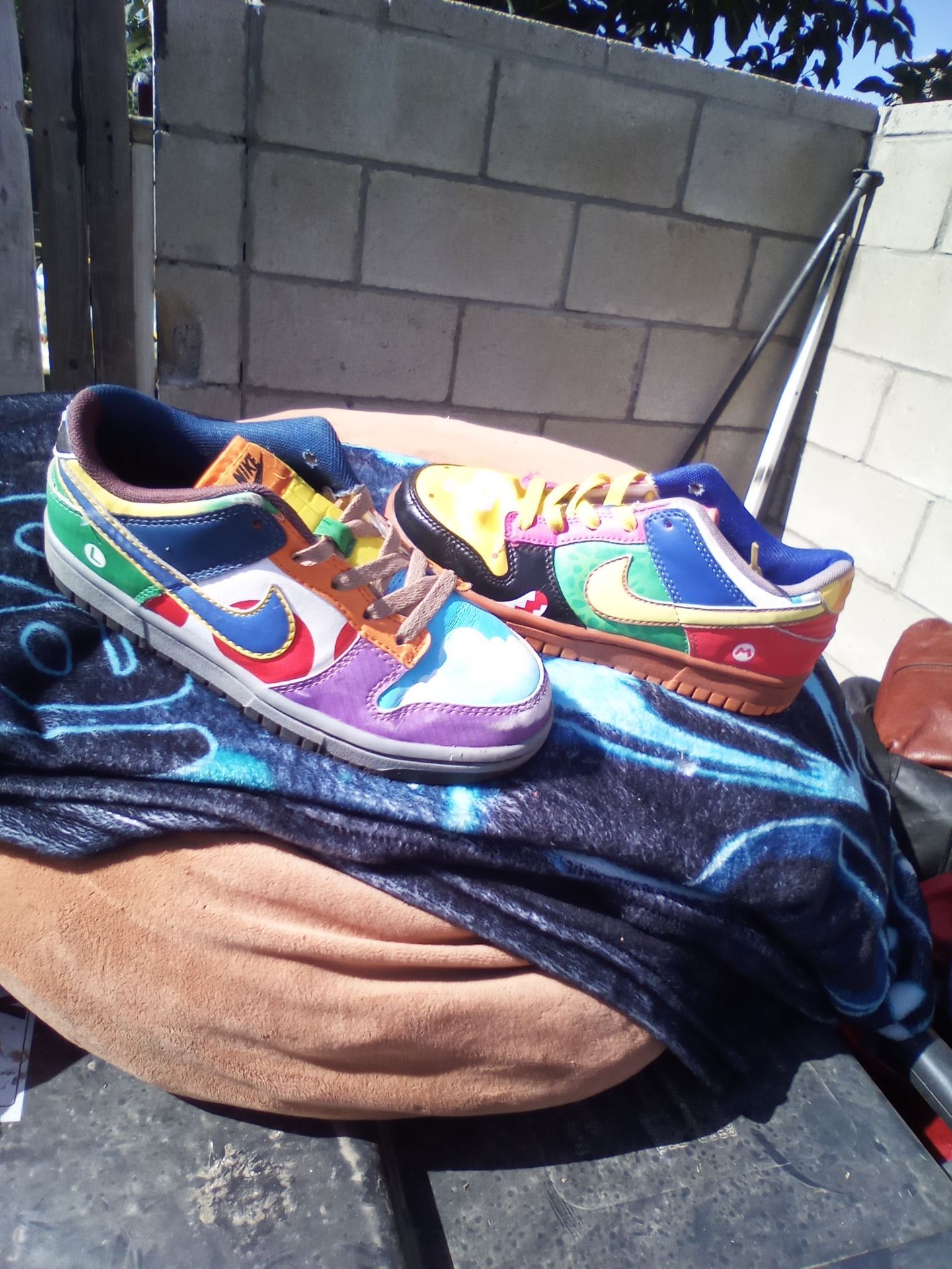 Mario and Luigi Nikes