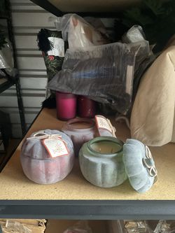 Threshold Scented  Pumpkin Glass Candles