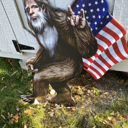 Bigfoot Metal Sign