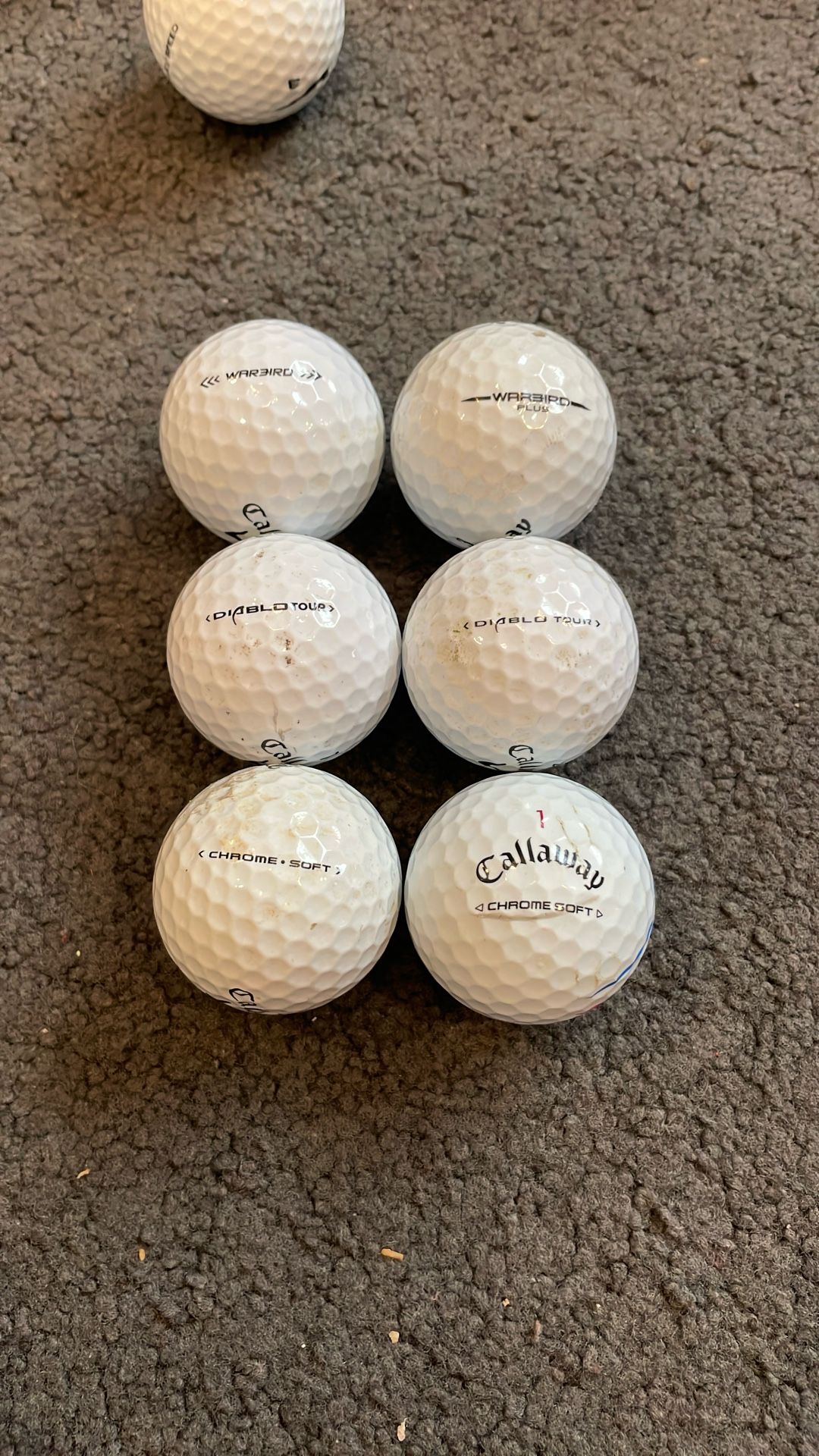 2 Callaway War3ird 2 Callaway Chrome Soft 2 Callaway Diablo Tour