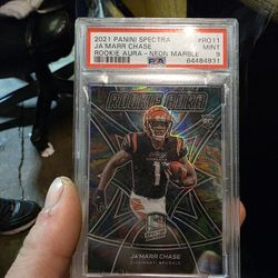 Ja'Marr Chase Rookie Card PSA Graded