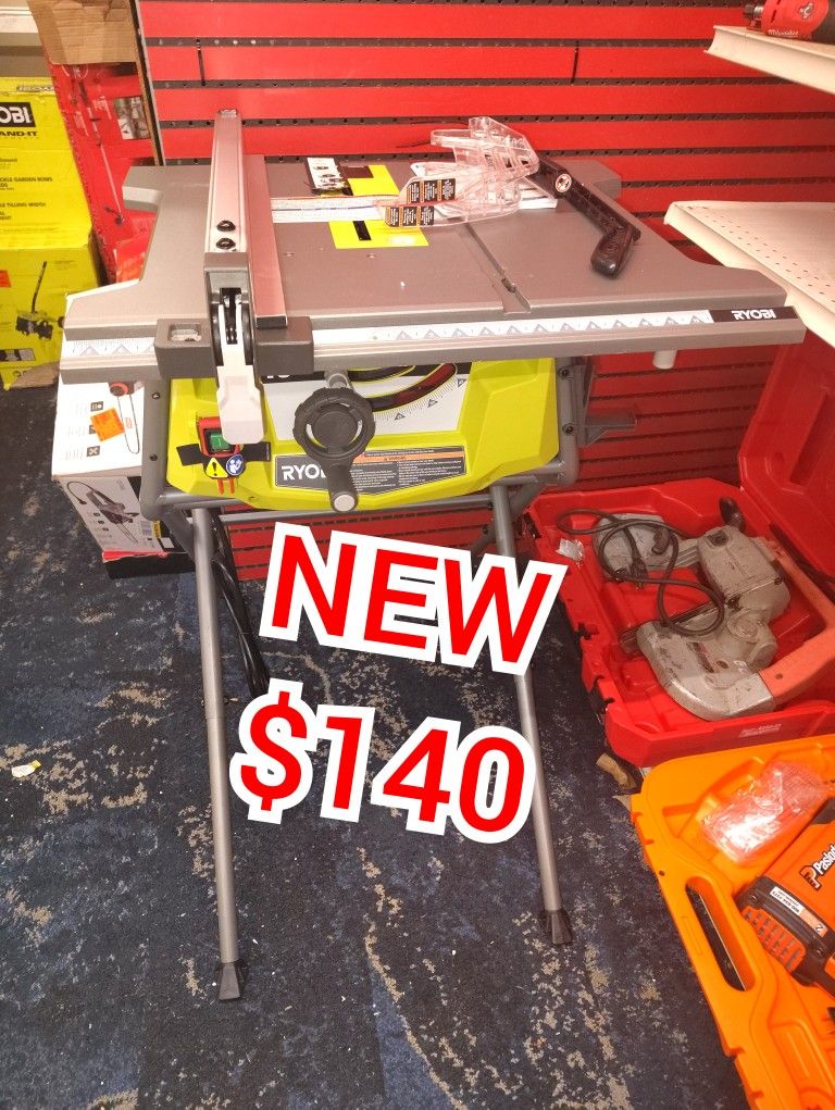 RYOBI 15 Amp 10 in. Compact Portable Corded Jobsite Table Saw