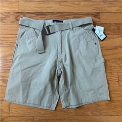 NWT Matix Men’s Shorts With Matching Belt Size 32