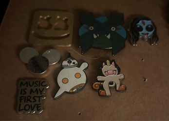 EDM enamel pins