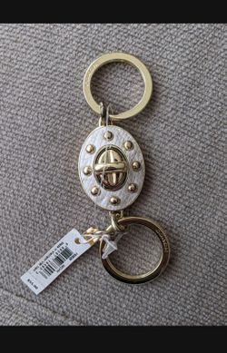 Coach key ring fob