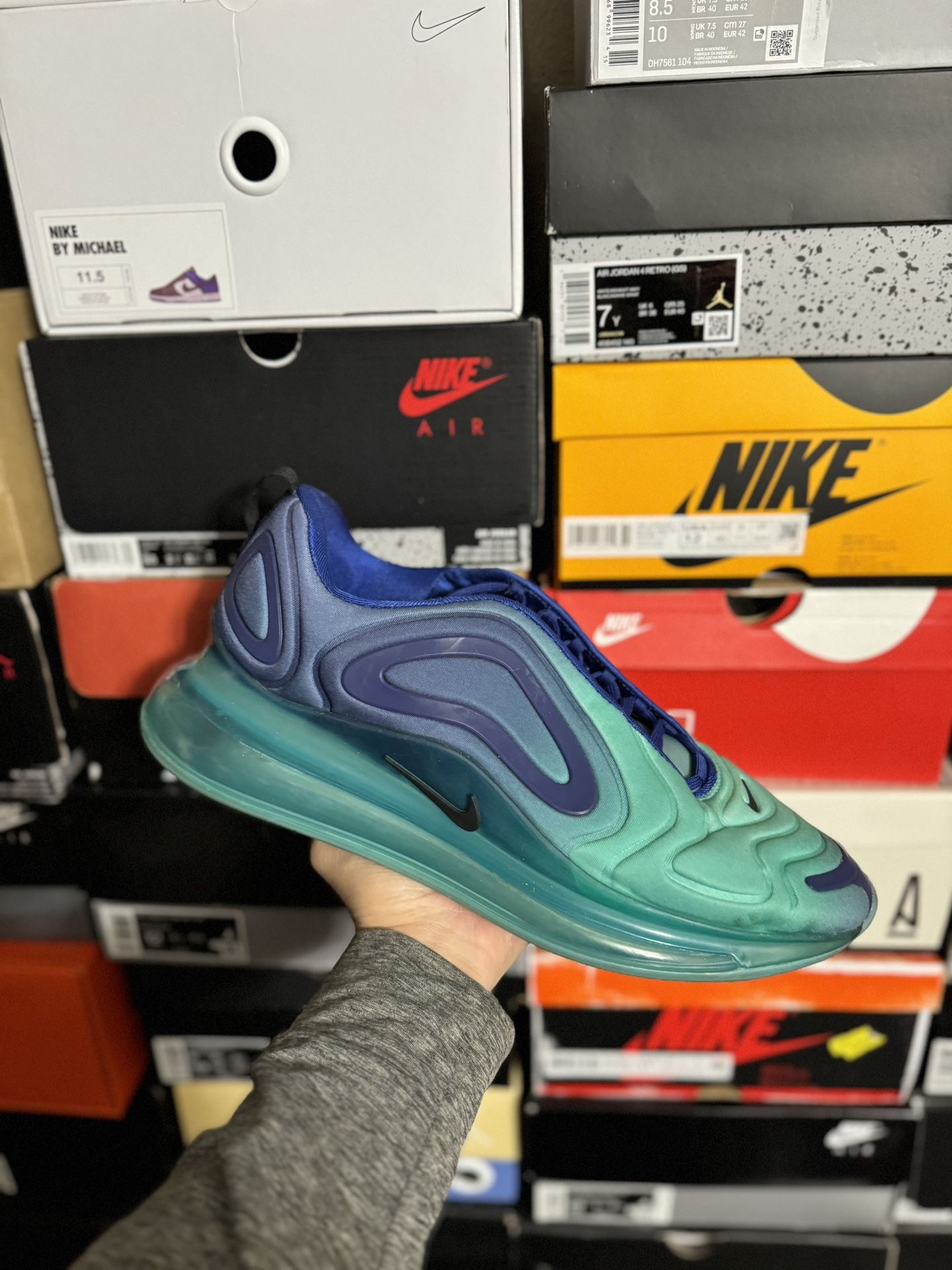 Nike Air Max 720 Sea Forest size 13 USED But Clean