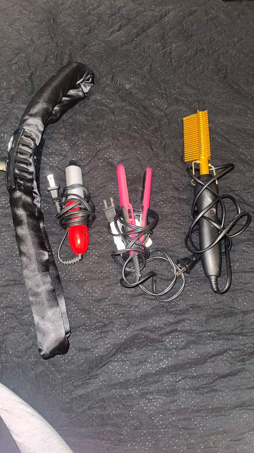 Travel Flat Iron, Curling Iron, Hot Comb