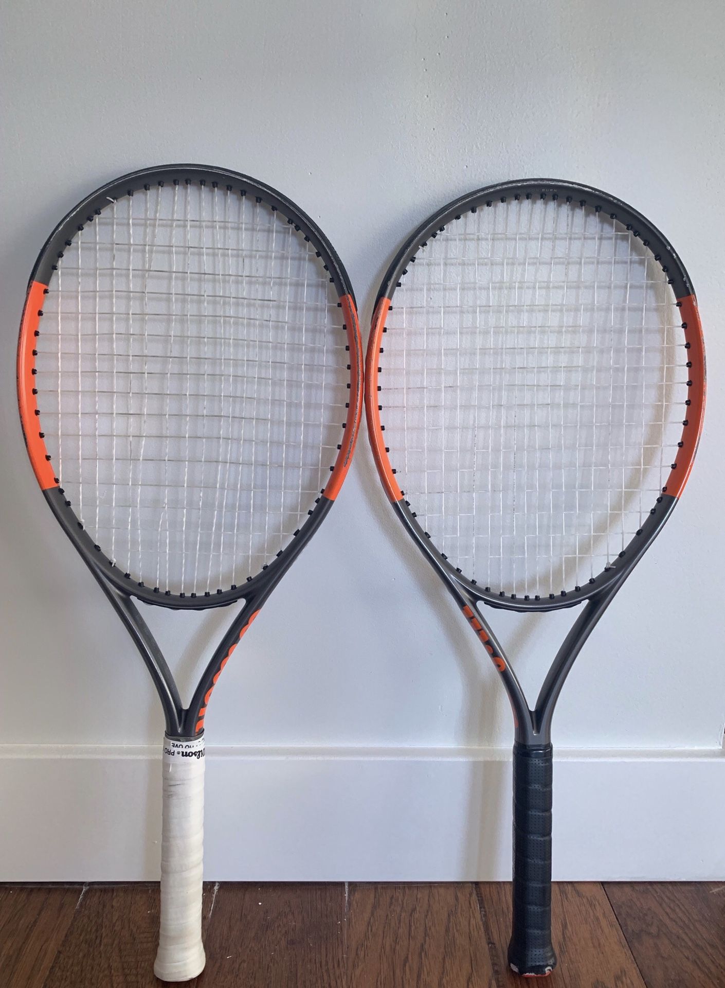 2X - Used Wilson Junior Professional Burn Tennis Rackets