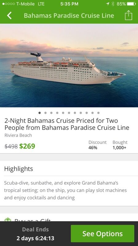 Cruise vacations
