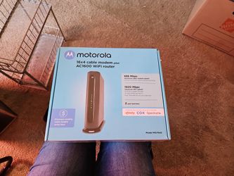 Motorola 16x4 Cable Modem Plus AC1600 WIFI Router