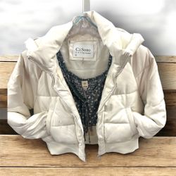 PU WHITE JACKET