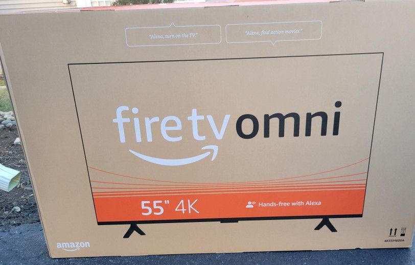 Amazon Fire Smart TV 55" Omni Series 4K UHD , hands-free with Alexa