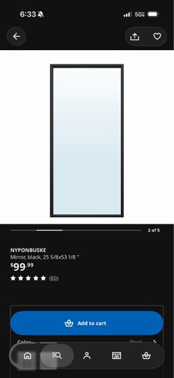 Floor length mirror