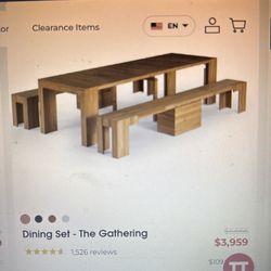 Transformer dining table