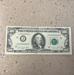1990 100 Dollor Fed