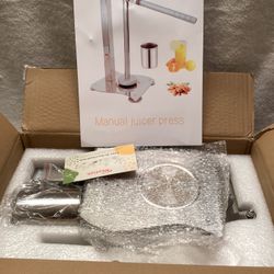 Fruit Juicer Squeezer Stainless Steel Press Handled Manual Juicer Press Lemon Line Crusher Nut Grinder For Fruit Or Nuts