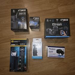 New Aquarium Supplies. See Description For Prices.  Sdc Extreme, Shark 300 Protein Skimmer, Wave Pump