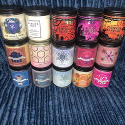 Bath And Body Works Single Wick Candles 