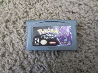 Pokemon Chaos Black Version Gba