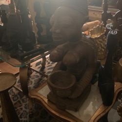 African Large Statue 