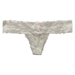 NWT - Victoria’s Secret Hibiscus Lace Thong (White)