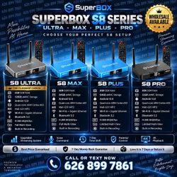 SUPERBOX A+ Superbox SUPERBOX Superbox S6 Pro Max Ultra SUPERBOX Superbox S7 Pro Max Ultra Vseebox Vsee Vsee Box V6 Max V6 Plus 💥💥 Brand New