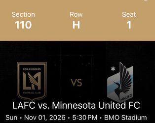 LAFC vs Minnesota Sunday 11/1