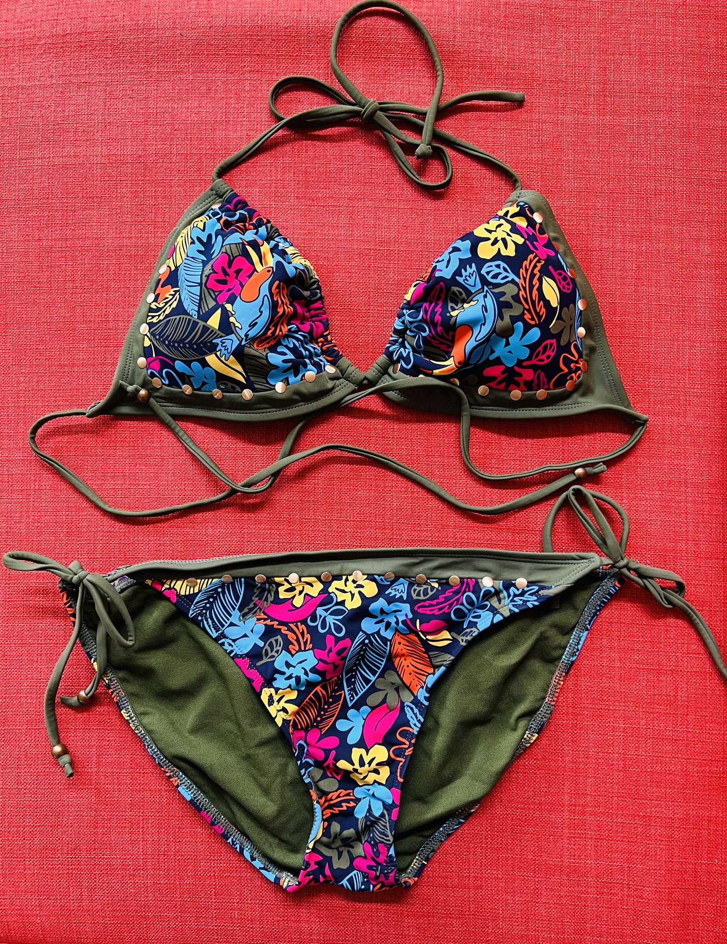 4 Pairs Of Bikini Bathing Suits (NEW) Size L  $30 Each
