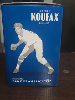 Sandy Koufax LA Dodgers Bobblehead Box