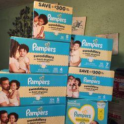Pampers Swaddlers/ $42 Each (Cada Caja)