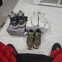 Need Gone Today: 3 Pairs of Jordans Size 8-8.5 - $250