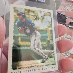 Paul Molitor Toronto Blue Jays '95 Topps Cyber Stats Parallel Baseball Card 