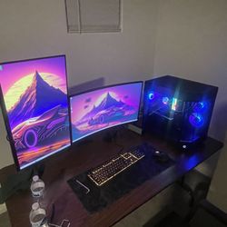 High End Gaming PC Setup 