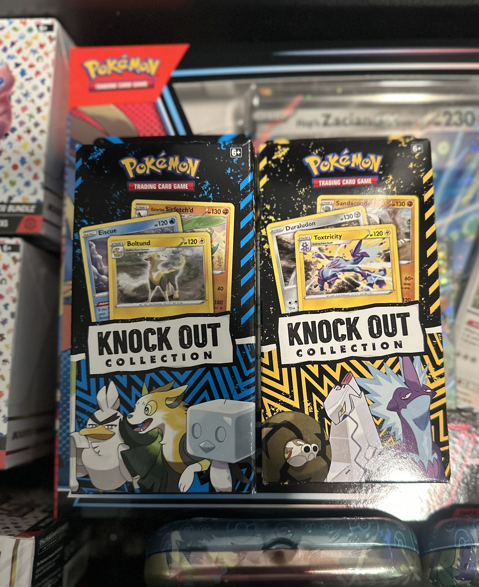 (2)Pokemon TCG: Knockout Collections Toxtricity & Boltund