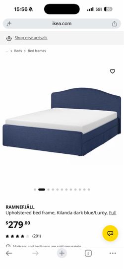 Full bed frame
