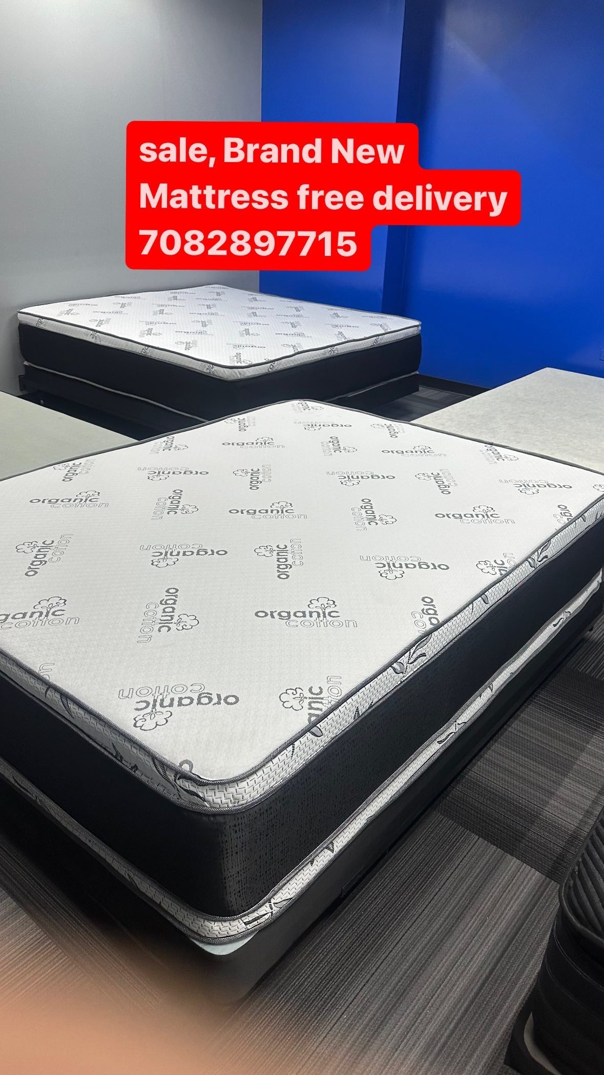 Huge sale for Mattress And Box Twin size mattress and box 150.$ full 190$ Queen 200$ king 290$. Mattress And Box and frame and headboard. King 580$ Qu