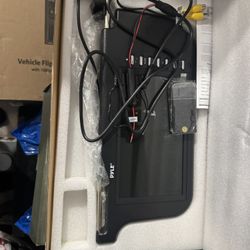 sun visor tv.  