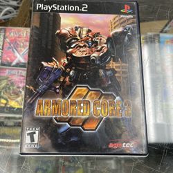 Armored Core 3 Ps2 $90 Gamehogs 11am-7pm