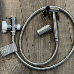 Purrfectzone Bidet Sprayer for Toilet, Handheld Sprayer Kit Stainless Steel