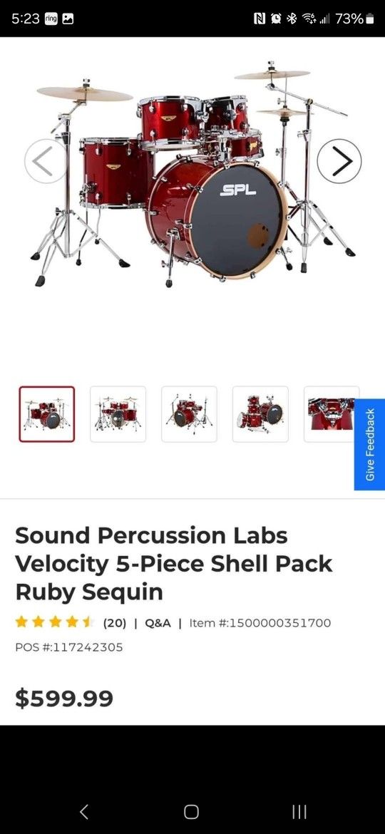 SPL 5 Piece Shell Pack