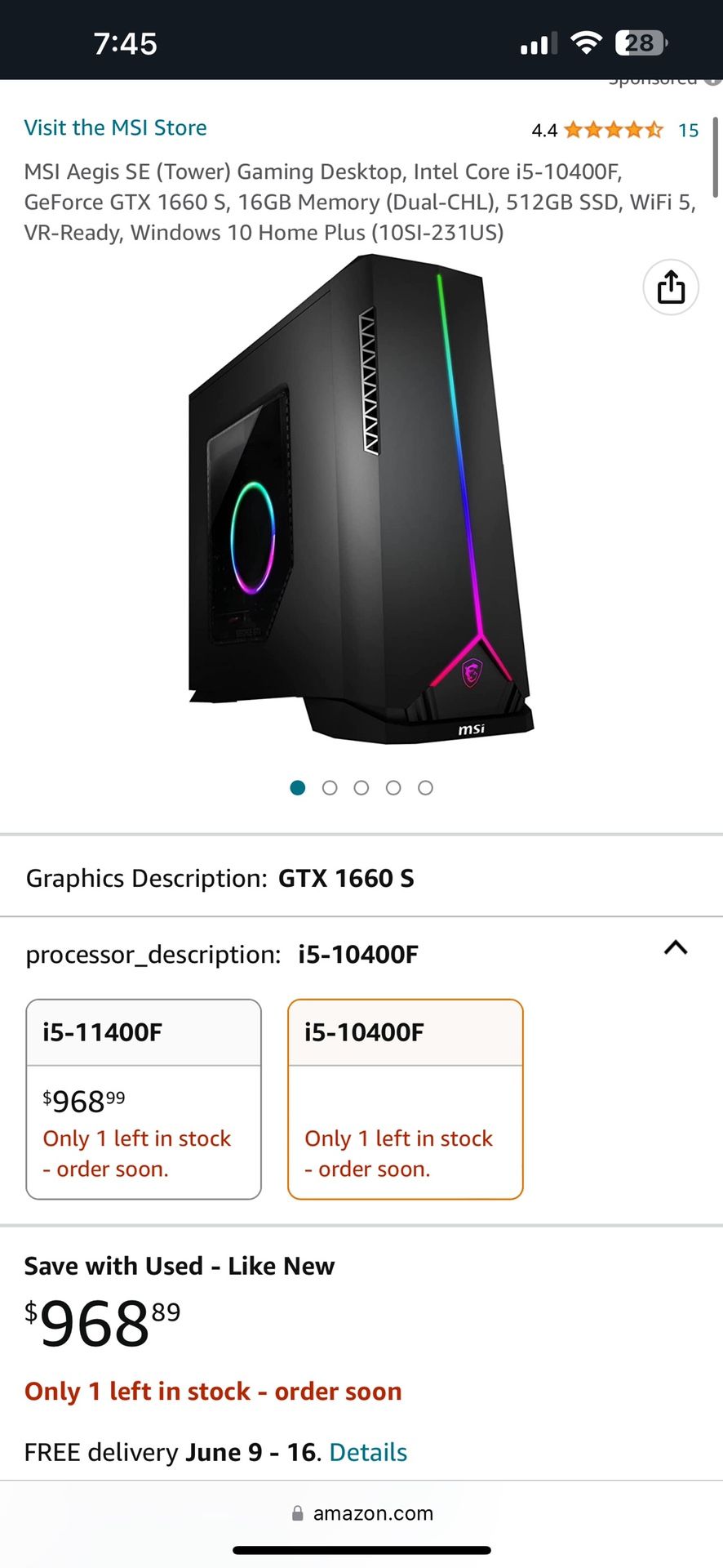 Msi Aegis Gaming Desktop for Sale in Virginia Beach, VA - OfferUp