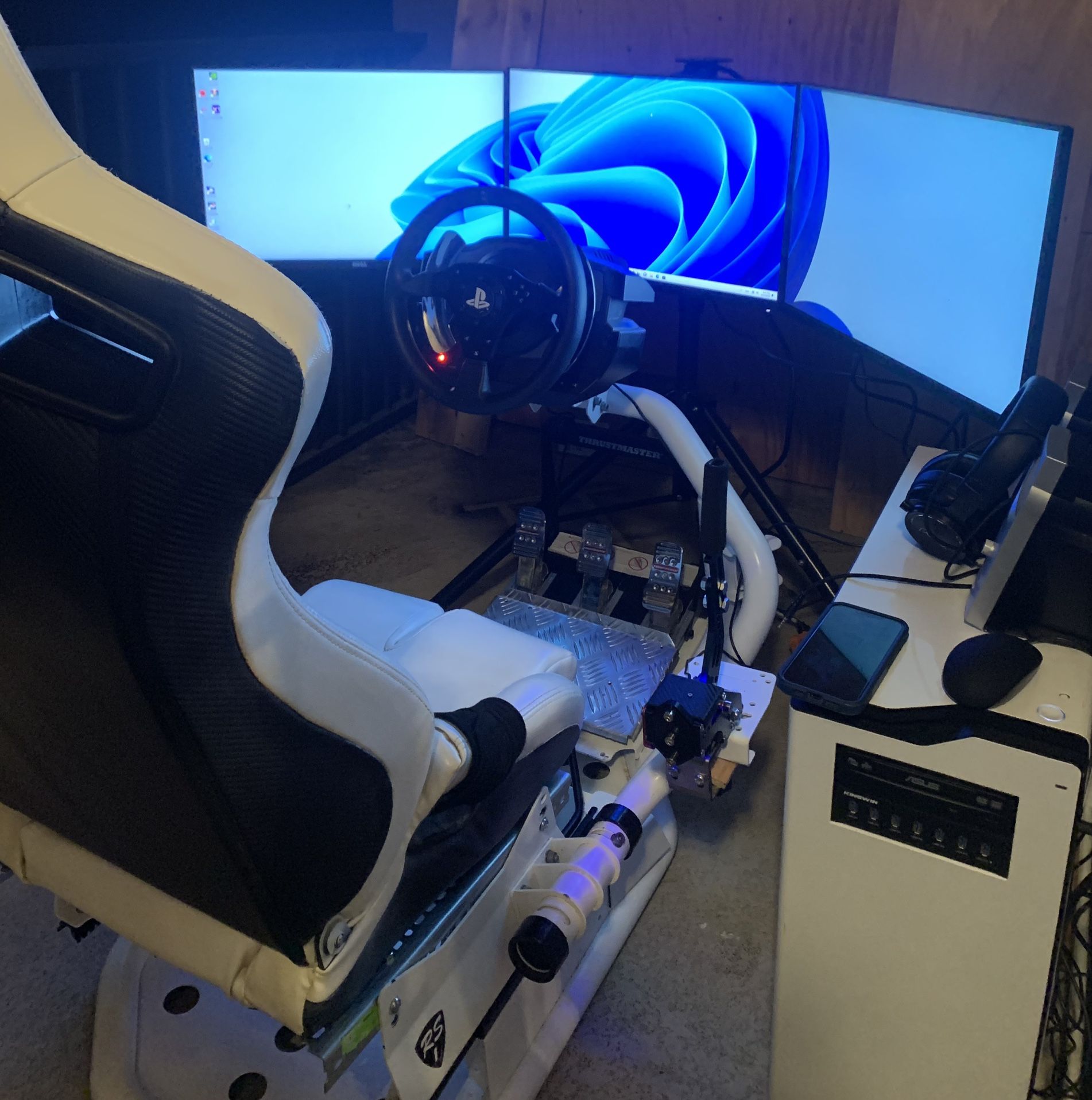 !ITS AVAILABLE! RACING COCKPIT SETUP FORZA MOTORSPORT 8, GRAN TURISMO 7, 3 Screens