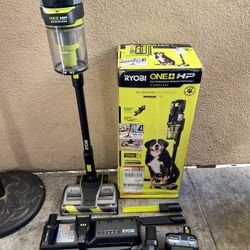 Ryobi ONE+ HP 18V Cordless Advanced WHISPER Series Stick Vacuum Kit with 4.0 Ah Battery and Charger