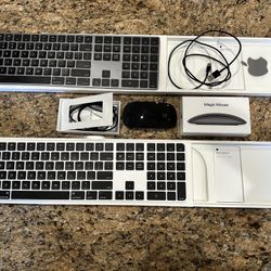 x2 Apple Magic Keyboards & Mouse