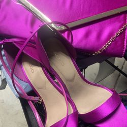 Aldo Purse, And High Heels Size 8ish 