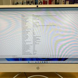 HP All-in-one 24-f0xx Core i5-8Gen  SSD 256gb ram 12gb Microsoft Windows 11pro Touch screen  $300 Quantity 2pcs