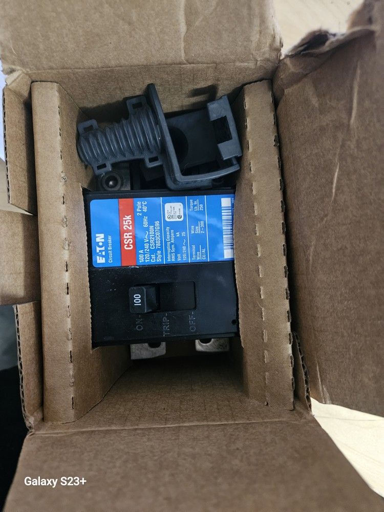 Eaton 175 And 100 amp Main Breaker