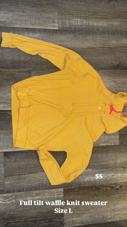 Full Tilt Waffle Knit sweater