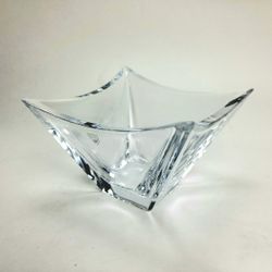 Orrefors Polaris Clear Crystal Bowl Centerpiece